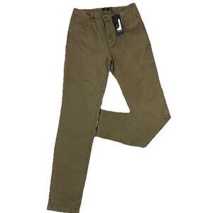 Yest The Netherlands Slim Fit Gigi Essential  Avocado Green Chino Size 8 EU 40